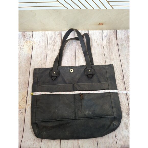 Tanner Goods Men's Canvas Leather Tote Travel Bag Made in USA - Picture 10 of 11